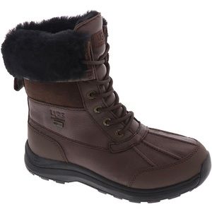 UGG ADIRONDACK III BURNT CEDAR BLACK WATERPROOF LEATHER WOMEN BOOTS SIZE US 6.5